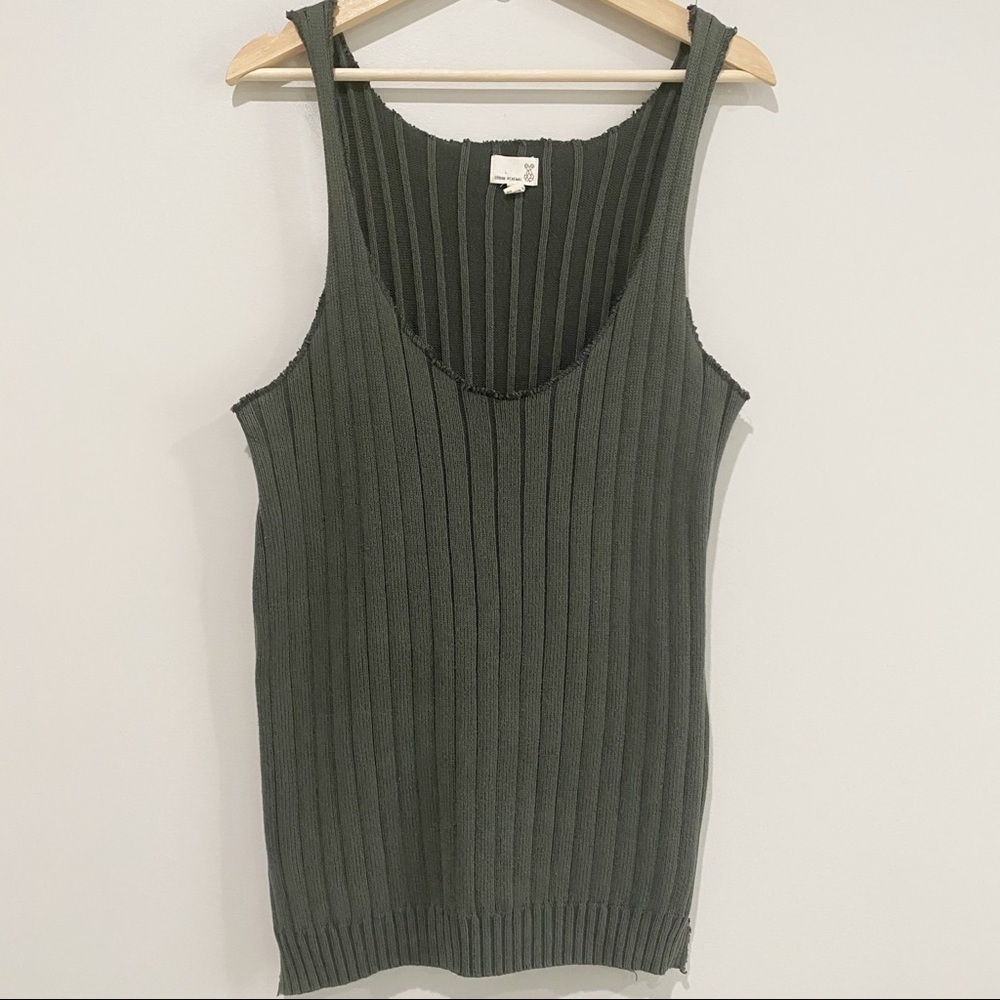URBAN RENEWAL Vintage Ribbed Sweater Vest
